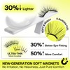 CALAILIS Magnetic Eyelashes with Applicator Upgrade Soft Magnetic Eyelashes Natural