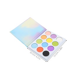 WOONEKY Travel-sized Eyeshadow Palette Multi Shades Matte Glitter for Women's Makeup