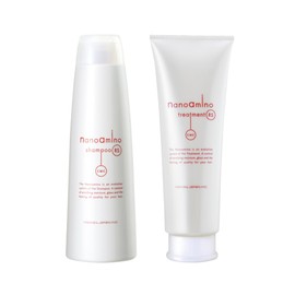 Nano Amino Shampoo & Treatment Set (RS, Smooth Type), 8.8 fl oz (250 ml), 8.8 oz (250 g), Salon Shampoo, Beauty Salon Salon Salon Treatment, Amino Acid