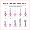 Makartt Nail Drill Bits:10Pcs Dimond Sanding Bit Sets for Nail