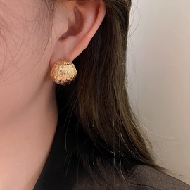 MOUP Simple Earrings, Women's, Popular, Hypoallergenic Metal Earrings, 925 Silver Earrings, Gift Box Included, Silver Sterling Silver Copper Cubic Zirconia