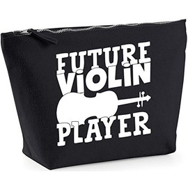 Hippowarehouse Future violin player printed make up cosmetic wash bag 18x19x9cm