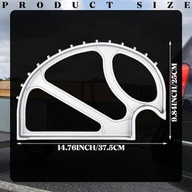 Gisafai Easy Lift Jack Boat Trailer Jack Trailer Tire Jack Single Axle Vehicles Easy Lift Heavy Duty Boat Lifting Jack for Cars, Motorcycle, Trucks, SUVs, Vans (Silver)