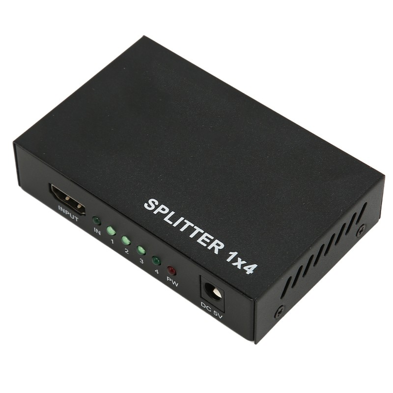 1x4 HD Multimedia Interface Splitter 1 in 4 Out 3D