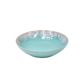 Casafina, Taormina collection, Stoneware Tableware, Soup/pasta bowl, aqua, 9''