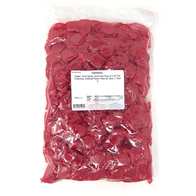 Yankee Traders Brand Cinnamon Buttons Wrapped Candy, 4 Pound