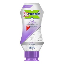 Gel para cabello Xtreme Lady Keratina Squeeze 260g