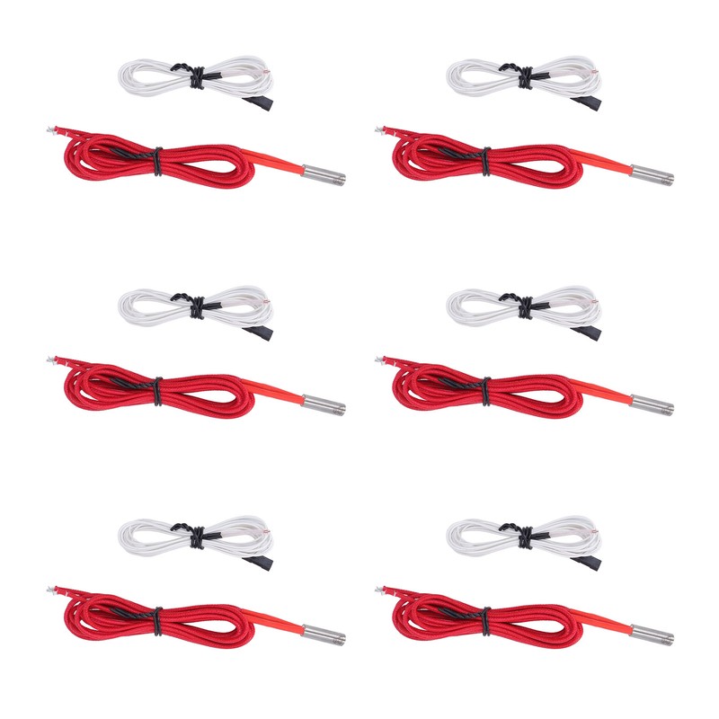 3D Printer Hotend Kit Accessories 6Pcs 12V 40W Heating Tube