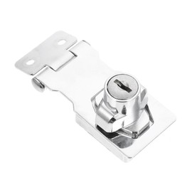 Operitacx 1 Satz Schranktürschloss aktenschrank glasschrank Schrankriegel schubladenschloss Schrankverschluss Sicherheitsschloss für Vitrine Schrankschlösser Rostfreier Stahl Silver