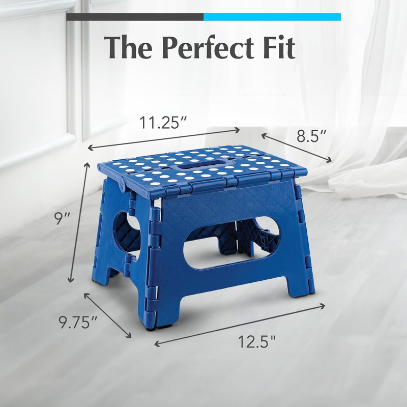 Handy Laundry Folding Lightweight Step Stool - Sturdy Enough to