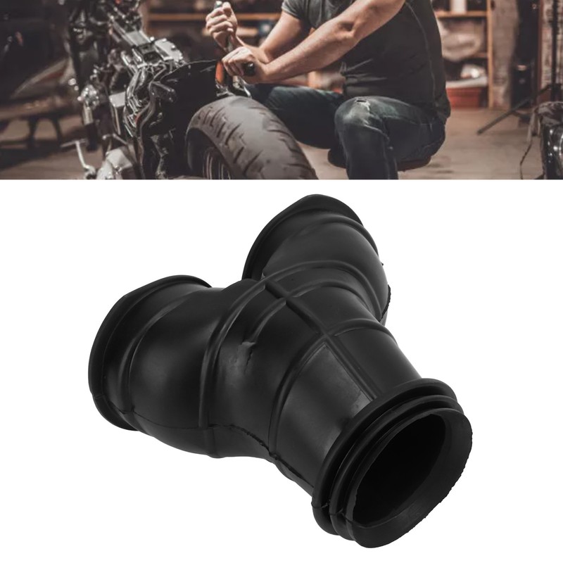 Carburetor Intake Manifold Dual Intake Boot Adaptor Rubber Replacement for