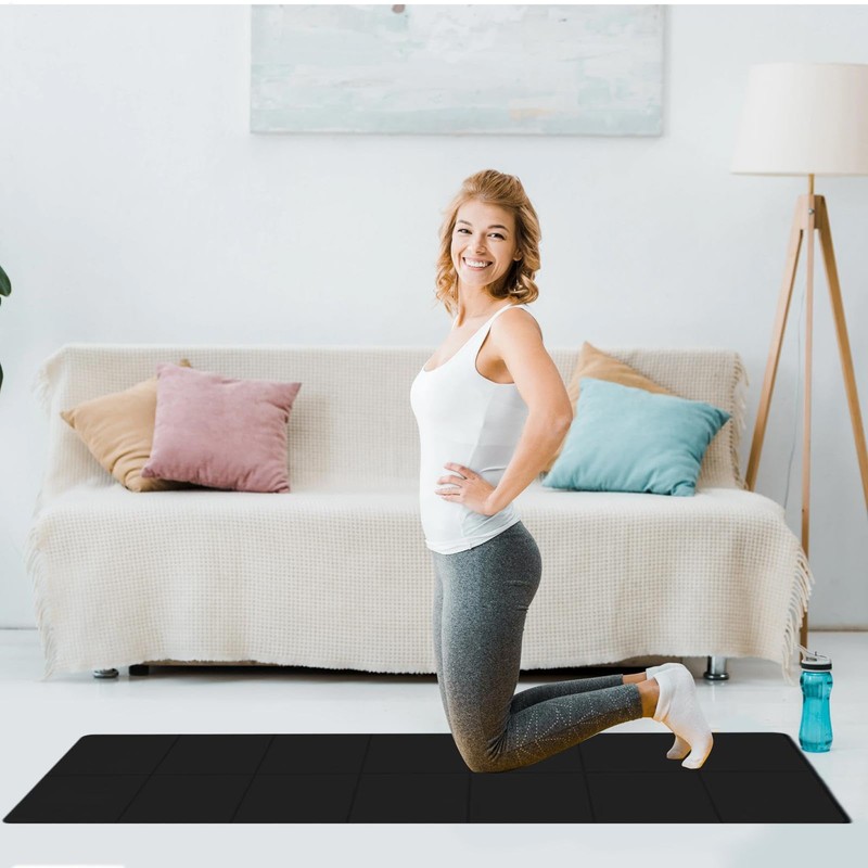 Fold Up Yoga Mat - Anti-Slip Portable Folding Double-sided Workout