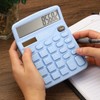 PATIKIL 2PCS Desktop Calculator with 12 Digits Large LCD Display