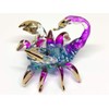 Sansukjai Scorpion Miniature Figurines Animals Hand Painted Blown Glass Art