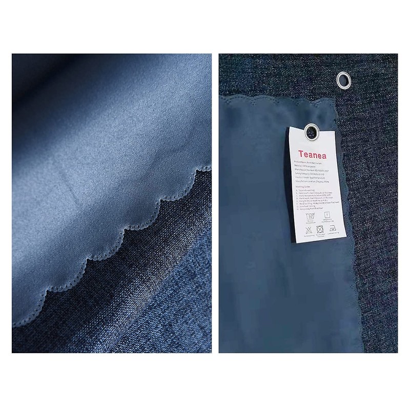 Teanea Solid Bottom Bunk Bed Blackout Curtains Privacy Cloth Single