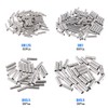 Glarks 220Pcs Non-Insulated Butt Connectors Assortment Kit, 22-16/16-14/14-12/12-10 AWG Gauge