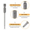HARFINGTON 3pcs TT9 Security Torx Head Screwdriver Bit 3" (75mm)