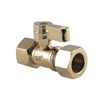 Kingston Brass KF4515PB 1/2" IPS X 5/8" OD Comp Straight