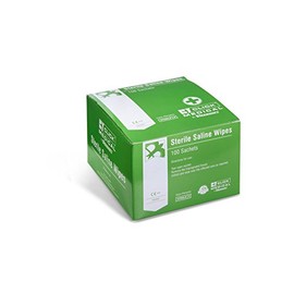 CLICK MEDICAL STERILE SALINE WIPES PACK 100
