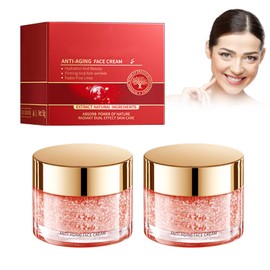 Hppsctink 2pcs Feuchtigkeitscreme mit Drachenblut, Drachenblut-Gesichtscreme, Feuchtigkeitsspendend, Verjüngend und Pflegend, Reduziert Fältchen, 2pcs*50g, cream