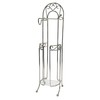 UNIWARE 23.5" H Heavy Duty Satin Nickel Toilet Paper Holder