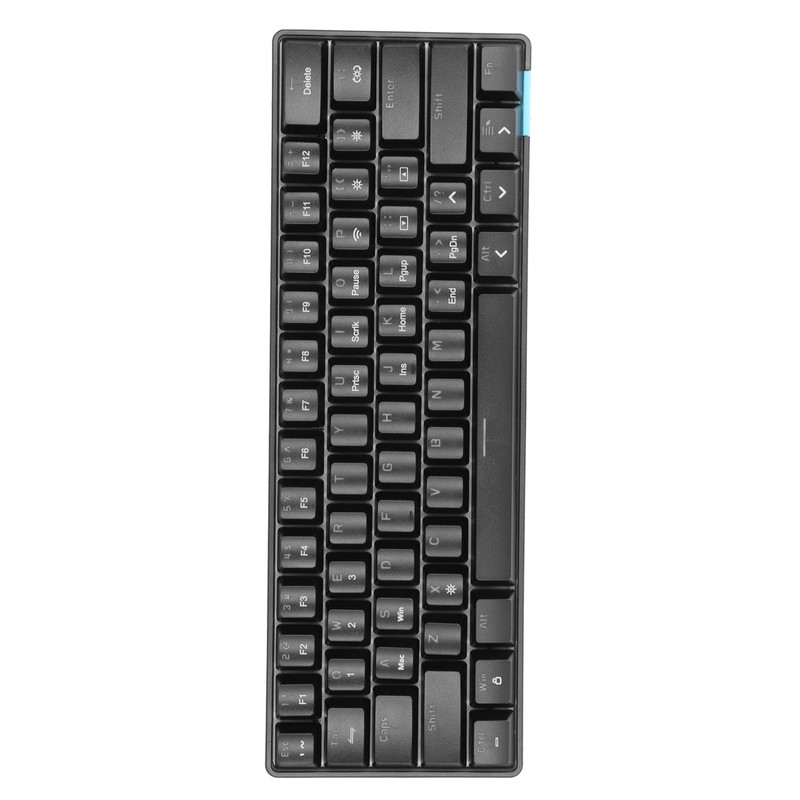 Wireless Keyboard 12 Lighting Effects PBT 61 Keys Stable Transmission