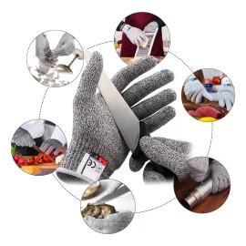 Dolores Grado Nivel 5 Protección Seguridad Anti Corte Guantes Cocina
