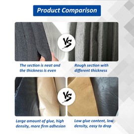 Car Heat Sound Deadening Insulation Mat, 197mil 10.76sqft Sound Deadener & Heat Insulation Pad for Auto Hood Engine Roof Door and Trunk - 40 Inch x 40 Inch, Aluminum Foil Finish