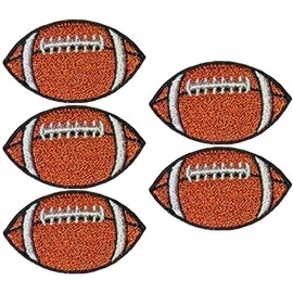 Ranger Return Set 5 of Small Cute Mini Rugby Ball Football Tiny Sew Iron on Embroidered Patches (Rugby-Ball-MINI5)