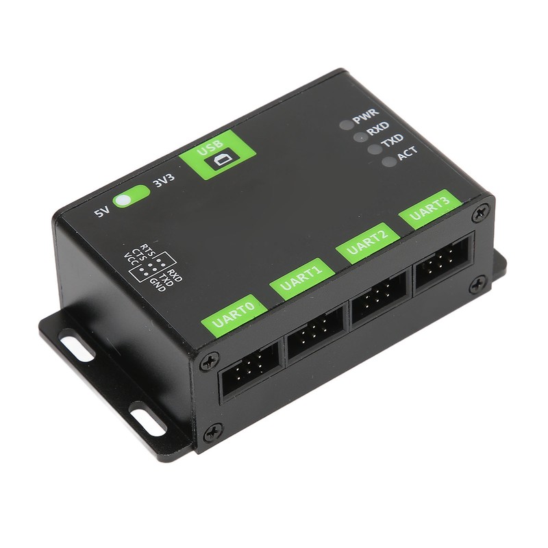 USB to UART Adapter Aluminum Alloy Shell USB TO 4CH