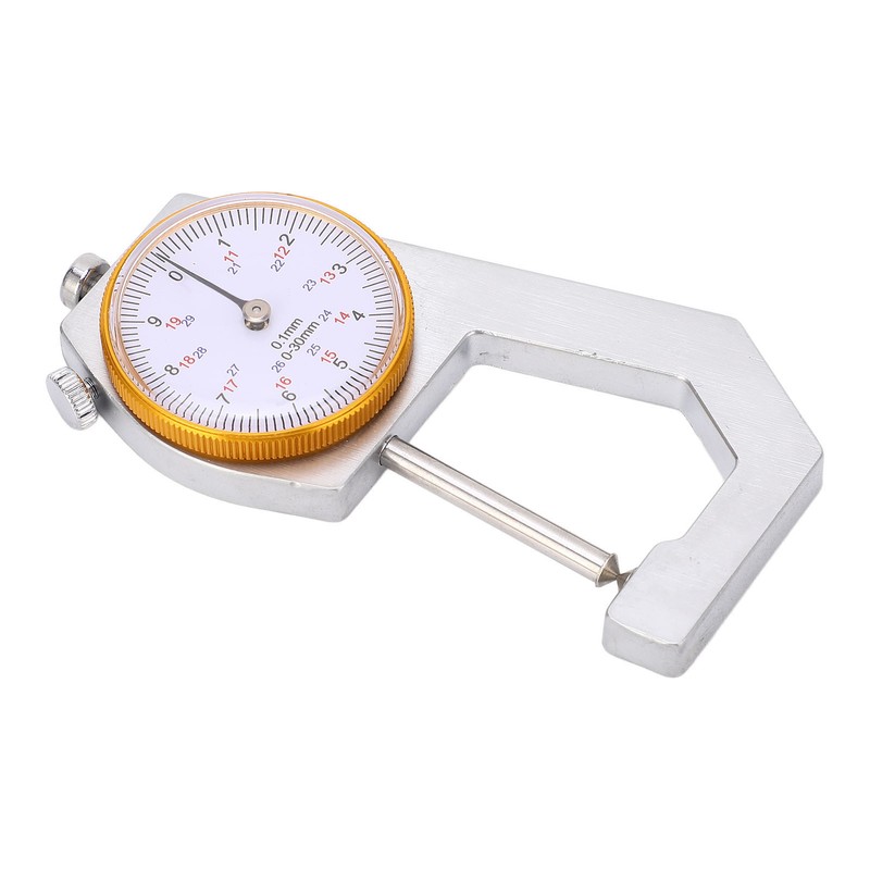 Thickness Gauge Tool Round Dial Indicator Handheld Portable Tester Caliper