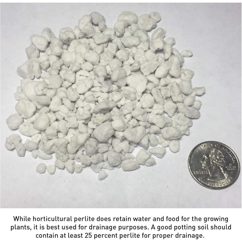 PVP Industries Organic Perlite Planting Soil Additive, White, 4-Cubic Feet