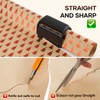 2Pcs Paper Cutter, Wrapping Paper Cutter with 4 Replaceable Blade