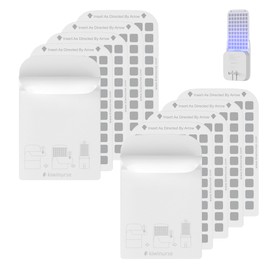 Kiwinurse Indoor Fly Trap Refill Glue Cards for UVLA1001 Indoor Fly Insect Trap - 10Pack, Double Sided Sticky