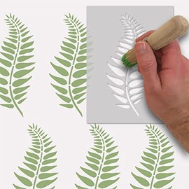 Fern Leaf Craft Stencil - Craft, Art, Decor - Paint Design onto Any Surface - Reusable