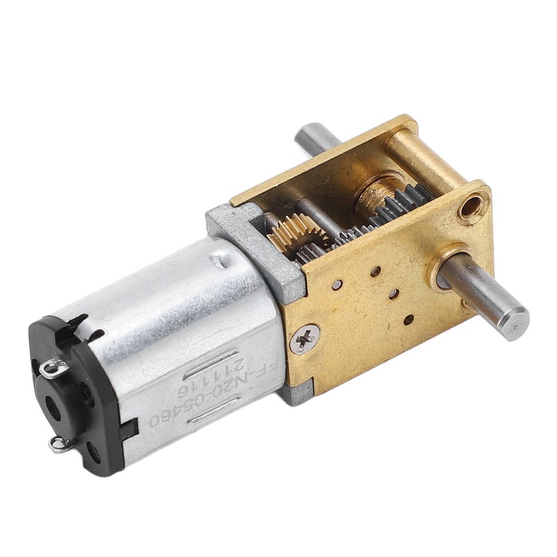 Gear Motor Speed Reduction Dual Output Shaft Worm Brushed Large