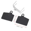 Brake Pads, 4 Pairs Stable Bicycle Disc Brake Pads with