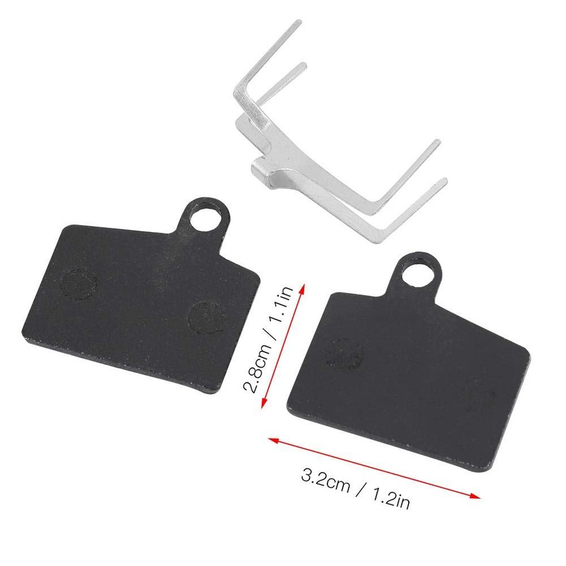 Brake Pads, 4 Pairs Stable Bicycle Disc Brake Pads with
