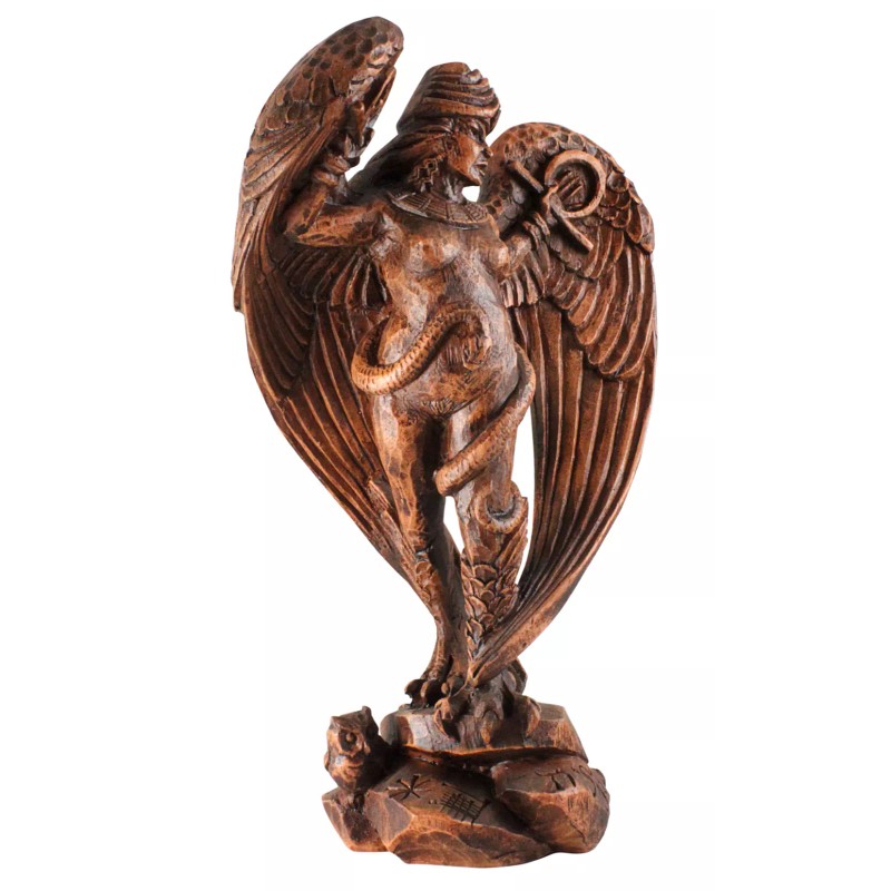 Lilith Statue - Wood Finish - Dryad Design Wicca Pagan