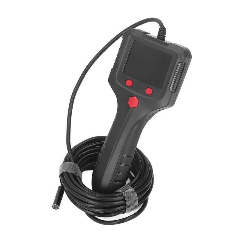 Industrial Endoscope Cam Handheld Inspection Borescope 2.4in LCD Screen 8mm