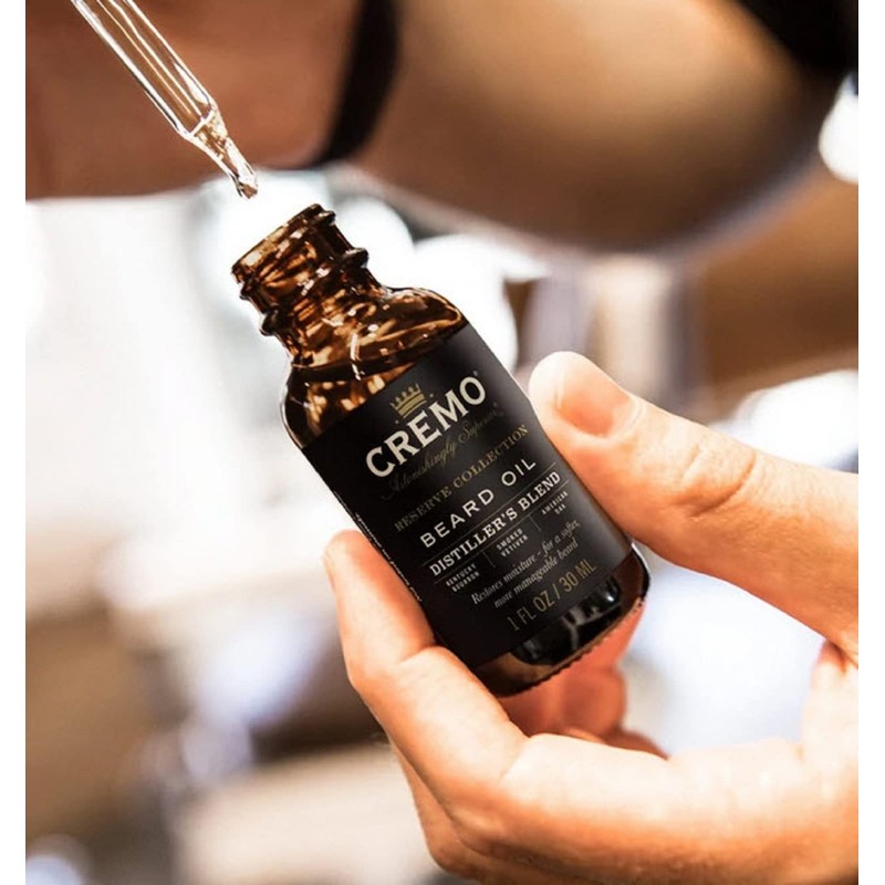 Cremo Beard Oil, Distiller's Blend (Reserve Collection), 1 fl oz