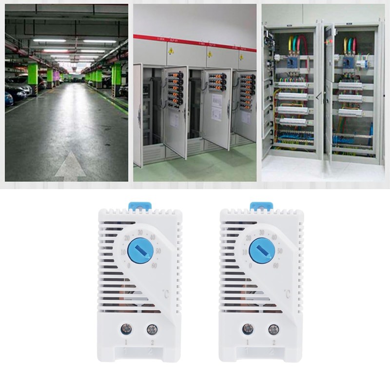 Alide 0-60 ℃ Compact Thermostat, Adjustable Mechanical Electric Temperature Controller
