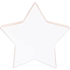 Maturi Star Shaped Ornament 12x12cm, White