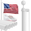 FFILY Heavy Duty Flag Pole - 25 FT 13 Gauge