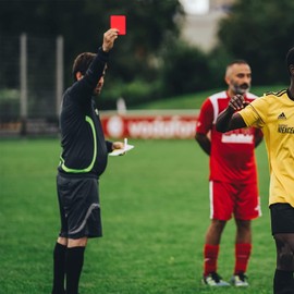 FRXVUC Football Referee Card, Disciplinary Cards, Yellow and Red Card Football Referee, Red and Yellow Card of Football, Referee Tool for Football Matches for Competition