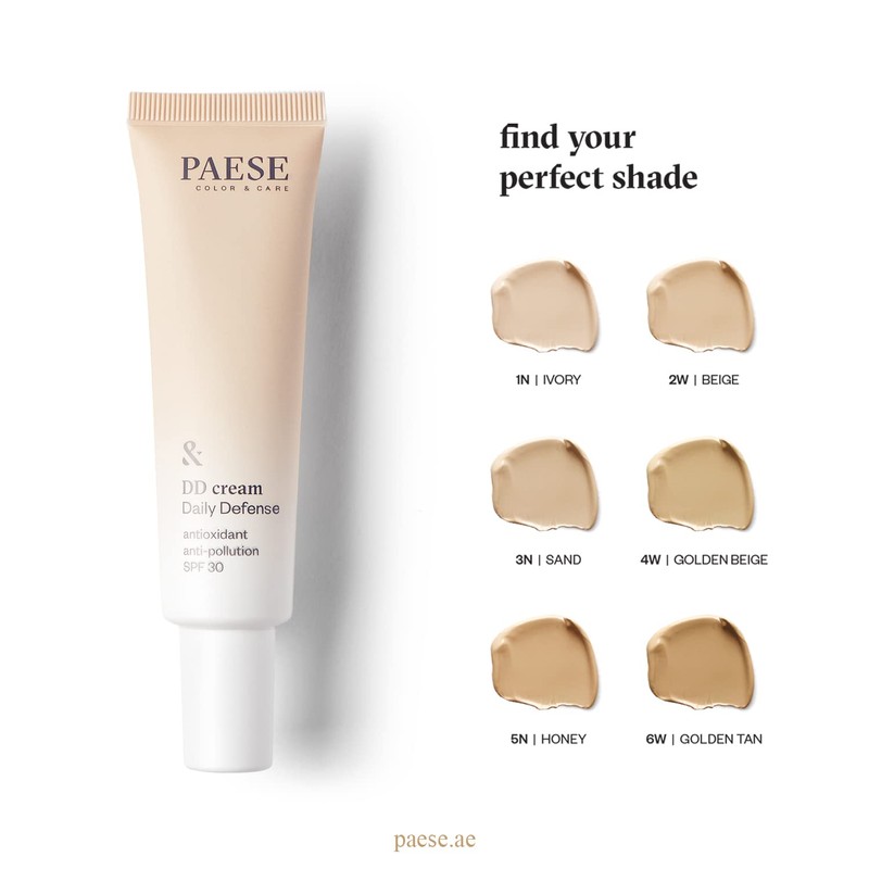 Paese Cosmetics DD Cream 3N Sand Daily Defense Medium Coverage