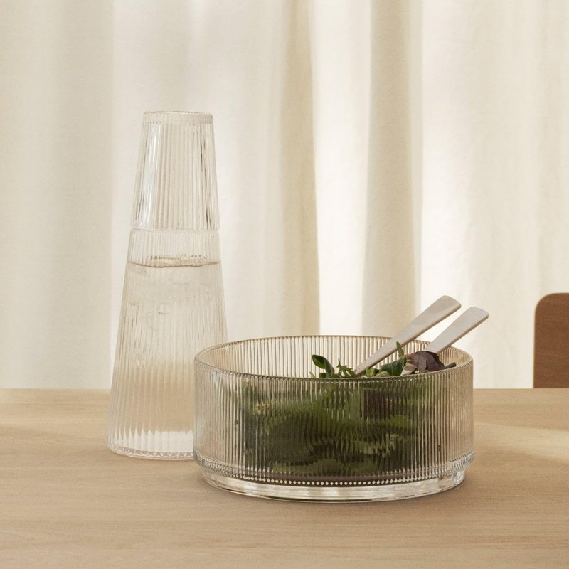 Stelton - Pilastro Serving Bowl, Diameter 21 cm, Transparent