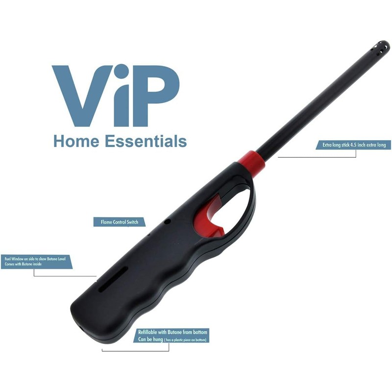 Fuel Included Handi BBQ Grill Click Flame Long Stem Lighter