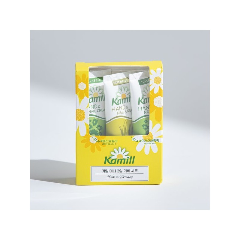 Camil 카밀 핸드크림 미니 3종 세트 Carmilla Hand Cream Mini
