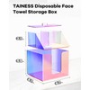 TAINESS Disposable Facial Towels Storage Box Compatible with Clean Skin